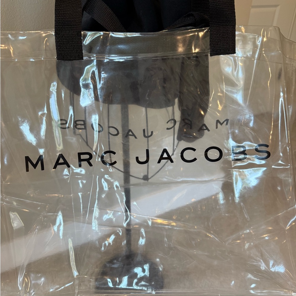 Marc Jacobs Transparent Tote with Black Handles